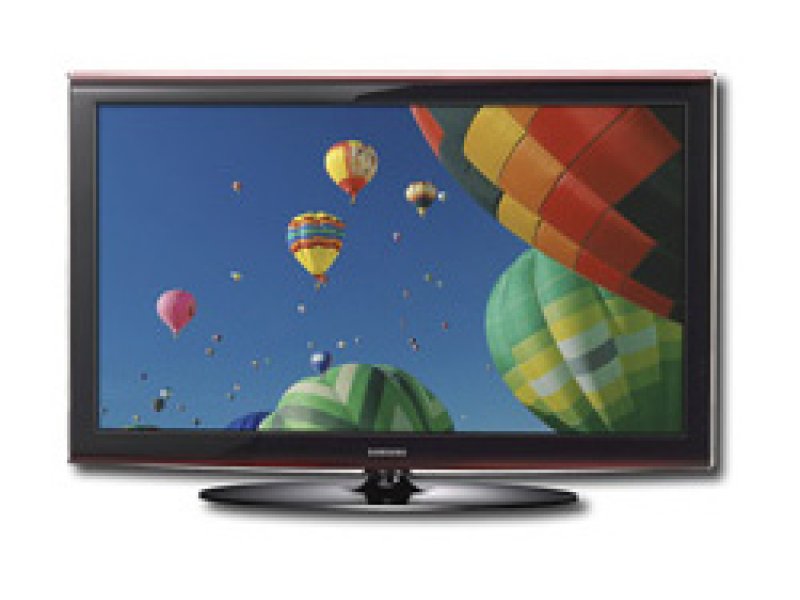 Samsung - 19" Class 720p Widescreen Flat-Panel LCD HDTV - Black/Red